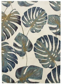 Koberec Emily 2918A Monstera lístie krémový