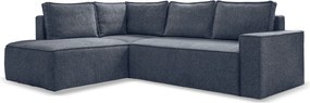 XXXLutz ROHOVÁ SEDAČKA, textil, tmavomodrá MID.YOU - Sedačky - 001454003615