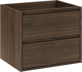 Závěsná skříňka pod umyvadlo Villa 60 cm ořech