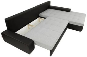 Rohová sedacia súprava Hesron  (biela). Vlastná spoľahlivá doprava až k Vám domov. 1122239