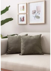 Menčestrové obliečky na vankúše v súprave 2 ks 43x43 cm – Mioli Decor