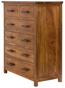 furniture-nabytek.cz - Masívna komoda z dreva palisander 90x45x100
