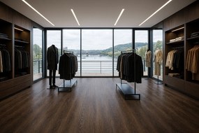 Beaulieu International Group, PVC podlaha - lino Master X 2955, na mieru, šíře 2m, hnedá, pvc, chodba / predsieň