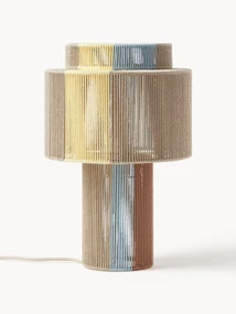 Stolová lampa z ľanových vlákien Lace