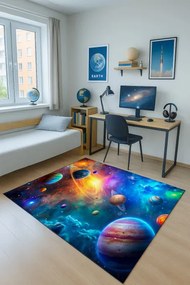Protišmykový herný koberec Galaxia