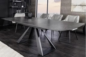Rozkladací jedálenský stôl 40648 180/230 x 90cm Anthracite Ceramik  - Komfort-nábytok