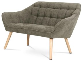 Dvojmiestna sedačka AK-322 LAN2, poťah lanýžová látka