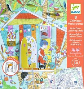 Djeco Omaľovánka s prekvapením Ninine stany na hranie