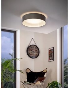 Eglo 31623 - LED stropné svietidlo MASERLO LED/16W/230V pr. 40,5 cm sivá/strieborná