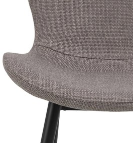 FIORA Svetlosivé Taupe (látka Basel 34) - MODERNÁ ČALÚNENÁ STOLIČKA DO OBÝVAČKY/ JEDÁLNE LOFT