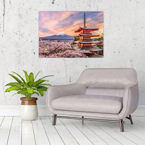 Sklenený obraz - Fuji (70x50 cm)