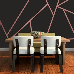 Sablio Tapeta Ružové obrazce - 125x75 cm