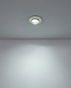 Eglo 300196 - SADA 10× LED podhľadových svietidiel GEDREZ LED/4,9 W/230 V, priemer 9 cm, chróm