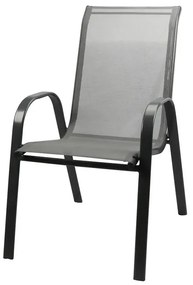 Stolička záhradná 67 x 55 x 91 cm, čierna