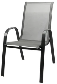 Stolička záhradná 67 x 55 x 91 cm, čierna