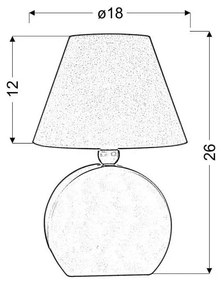Žltá detská lampička Ofelia – Candellux Lighting
