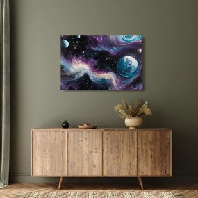 Obraz - Maľovaný vesmír (90x60 cm)