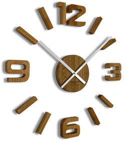 Dekorstudio Moderné drevené hodiny EKO Stick S - Dubové 75cm