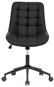 Autronic BONTEC Pracovná stolička, výškovo nastaviteľná, čierna látka, KA-V3120 BK3 Farba: Čierna