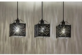 Rabalux 72219 - Luster na lanku SAMILO 3xE27/40W/230V čierna