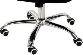 Čierna čalúnená kancelárska stolička Arco – Bonami Essentials