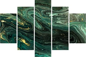 Obraz - Zelený mramor (150x105 cm)