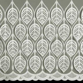 ZÁCLONA NA KRÚŽKOCH NIRA 350X150 CM KRÉMOVÁ