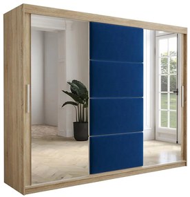 Skriňa Tapi 250 Dub Sonoma/Modrá