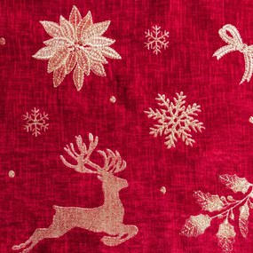 VIANOČNÝ BEHÚŇ NA STÔL RUDOLPH 35X183 CM VZOROVANÁ