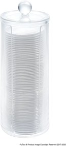 Orion Organizér / Zásobník na vatové / odličovacie tampóny, akrylový BULB