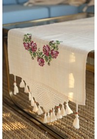 Bavlnený behúň na stôl 45x150 cm Cross - Oyo Concept