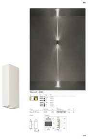 Redo 90421 - LED Vonkajšie nástenné svietidlo ACE 2xLED/5,84W/230V 3000K IP54 šedá