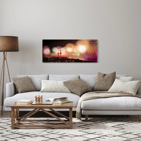 Obraz ohňostroja (120x50 cm)