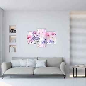 Obraz - Akvarelová lúka (90x60 cm)