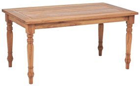 Konferenčný stolík Batavia, tíkové drevo 90x50x45 cm 43059