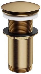 OMNIRES A716BR - Umývadlový výpust CLICK-CLACK pr. 6,6 cm kefovaná bronzová