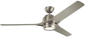 Kichler KLF-ZEUS-60-BN -LED Stmievateľný stropný ventilátor ZEUS LED/10W/230V +DO