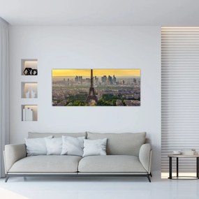 Obraz - Panoráma Paríža (120x50 cm)