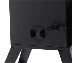 CH Záhradná kovová udiareň s presklenými dvierkami