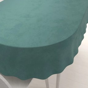 Biante Zamatový oválny obrus Velvet Prémium SVP-022 Ľadovo zelený 100x140 cm
