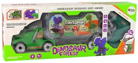 Lean Toys Súprava kamiónu s Dinosaurami - kufrík