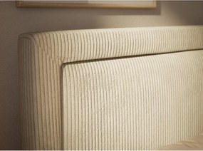 Krémovobiela boxspring posteľ s úložným priestorom 180x200 cm Fresco – Maison de Rêve