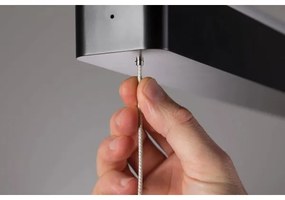 Paulmann 79693 - LED/42W Stmievateľný luster na lanku LENTO 230V čierna