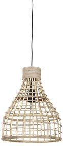 Prírodné ratanové závesné svetlo Puerto - Ø 34*41cm