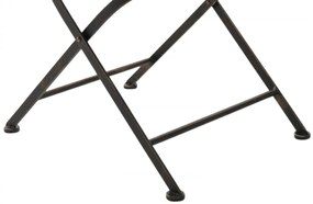 Kovová stolička skladacia Indra (SET 2 ks) - Bronzová