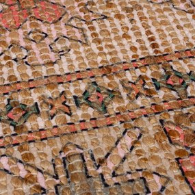 Ručne tkaný koberec s prímesou juty v ružovej a terakotovej farbe 160x230 cm Lana Jute – Flair Rugs