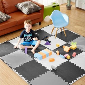 Ricokids veľká šachovnicová penová podložka na puzzle 180x180cm 9ks
