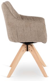 PROXIMA.store - Otočná jedálenská stolička LEMON FARBA: béžová