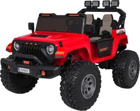 Elektrické autíčko Extreme Sport 4x4 červené