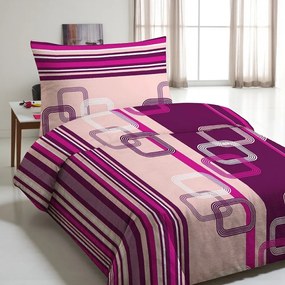 Posteľné obliečky BRANE PINK 2-dielna sada 140x200 cm